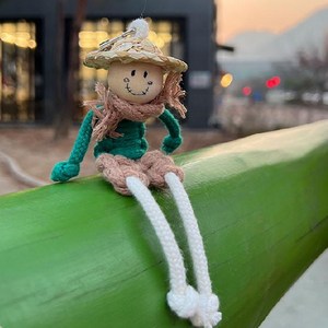 키링인형만들기 마크라메 걱정인형 DIY 키링 허수아비 취미, wa 1.그린