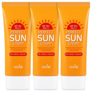 터치미 퍼펙트 선크림 SPF50+ PA+++, 60ml, 3개