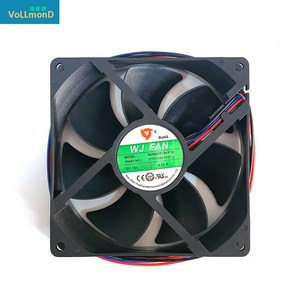 쿨링팬 92mm 12V 24V 25T 2000RPM 3000RPM 슬리브 펜, 12볼트 3000RPM, 1개