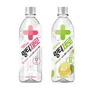 링티제로 복숭아12개+라임12개, 24개, 500ml