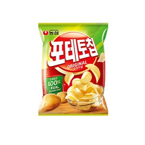 농심 포테토칩 오리지널, 60g, 20개