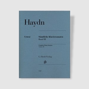 헨레 하이든 소나타집3 (HN1340) Haydn 피아노 악보 독일판 전집 교재 책 도서