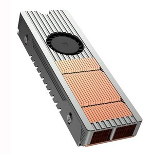 컴퓨터 쿨링 LDPCSJ M.2 NVME 공기 냉각 라디에이터 SSD 방열판 2280 솔리드 스테이트 드라이브 쿨러가 있는 구리 및 알루미늄 구조, 1) M.2-8, 1개