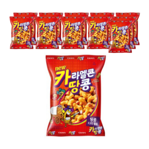 크라운 카라멜콘땅콩, 46g, 24개