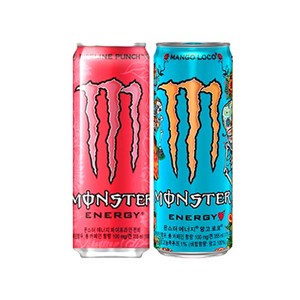 355ml x 20캔 혼합선택 몬스터 에너지 울트라 망고로코 울트라썬라이즈 피치제로, 1세트