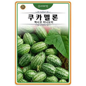 [팜앤리빙] 쿠카멜론 씨앗 10립 멕시코 미니오이 멕시코오이 씨앗, 1개