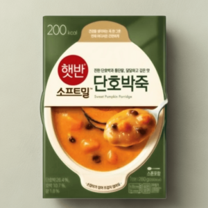 햇반 소프트밀 단호박죽, 280g, 1개