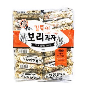 엉클팝 길쭉이 보리과자, 400g, 5개