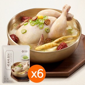 아워홈 고려 삼계탕, 800g, 6개