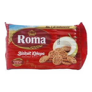 인도네시아 로마 Roma 코코넛 비스킷 300g 과자 간식 비스켓 스낵 / coconut biscuit biskuit kelapa, 1개