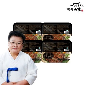 [정성곳간] 국내산 양념 LA 갈비 400g x 4팩, 4개