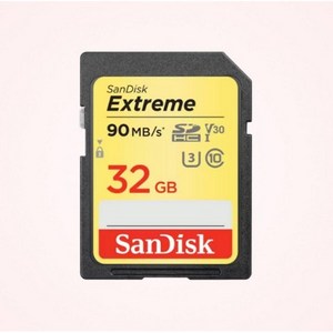 샌디스크코리아 공식인증정품 SD메모리 SDHC Exteme 익스트림 SDXVT 32GB, 1개