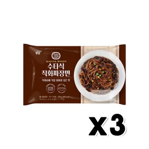 쉐프스토리 수타식 직화짜장면 330g x 3개