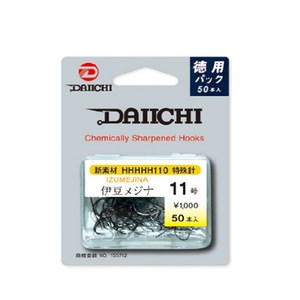 DAIICHI 이두메지나 덕용포장 낚싯바늘, 1세트