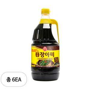 (무)오뚜기 간편장아찌소스1.97kgX6개, 1.97kg, 6개