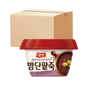 [KT알파쇼핑][동원] 양반 밤단팥죽 285g 즉석죽/대용식, 12개