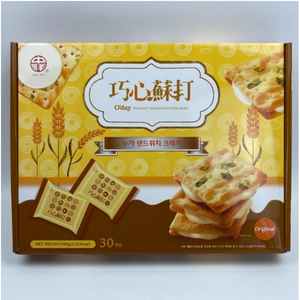 코스트코 오데이 대만 누가 샌드위치 크래커 30개입+사탕2개 서비스, 1박스, 435g