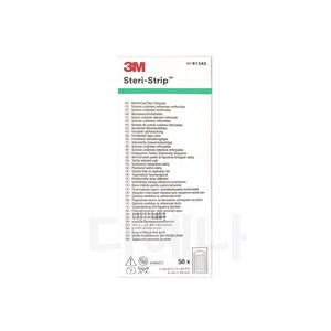 3M 스테리스트립 R1542 (6mmx38mm) [50개입] 피부봉합 상처봉합 수술 의료용테이프 흉터관리, 1세트