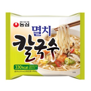 농심 멸치칼국수, 98g, 20개