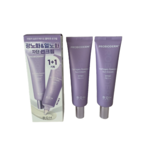 [정품] +-+ bio healboh 1+1 모든피부용 페이스용 바이오힐보 프로바이오덤 콜라겐 에센스 선크림 50ml+50ml, 100ml, 1개