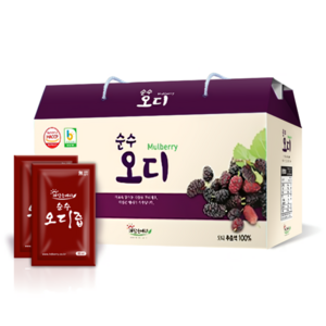 해담은베리 햇 오디 착즙원액, 1L, 40개