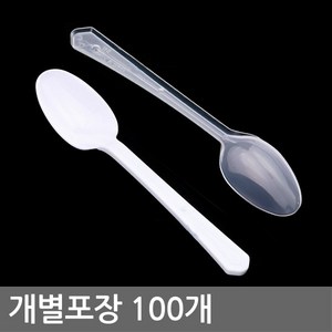 브니엘 개별포장 일회용수저 100p, 1개, 100개