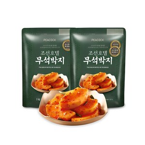 피코크 조선호텔 무석박지, 1kg, 2개