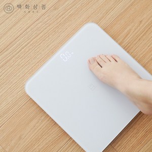 백화상점 스마트 디지털 LED 체중계 정확한 전자 몸무게측정기, LED체중계(화이트), 1개