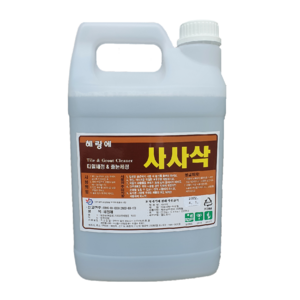 사사삭 1kg 4kg 20kg 욕실청소 타일줄눈시공 청소 찌든때 제거제, 1개