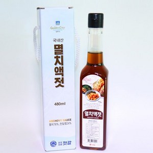 멸치액젓 480ml 저온3년숙성 감포젓갈, 6개