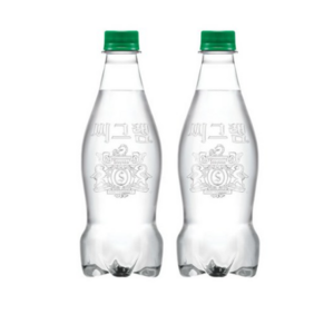[코카콜라] 씨그램 라벨프리 레몬 450ml 무라벨 탄산수 토닉워터 대용량, 60개