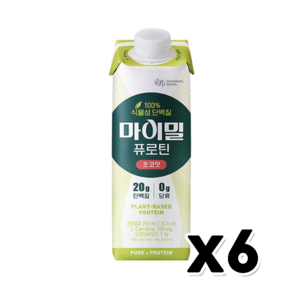 마이밀 퓨로틴 초코맛 식물성단백질음료 250ml 24개, 6개