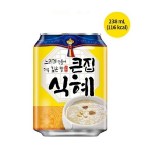 해태음료 큰집식혜238ml24캔, 238ml, 24개