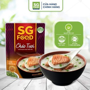 [SG Food/SG푸드] 베트남 신선한 연어 & 완두콩으로 만든 죽 240g, 1개