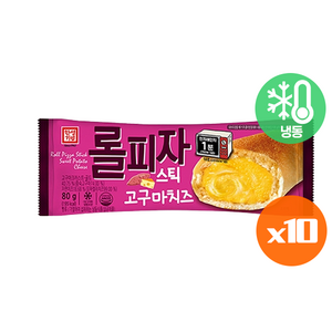 한성기업 롤피자스틱 고구마치즈 80g, 10개