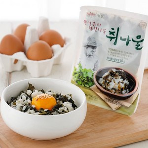 취나물 밥 윤영근의 착한나물 80g X 20개 비빔밥 볶음밥