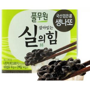 [풀무원]풀무원 국산 검은콩 생나또 24팩(2호세트), 49.5g, 24개