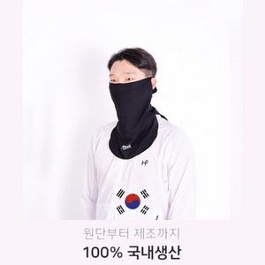 믹스어블 메쉬 쿨 스포츠 안면 마스크, 블랙, 2개