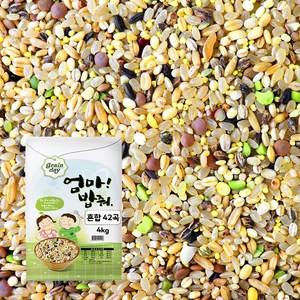 엄마밥줘 42곡 혼합잡곡, 4kg, 1개