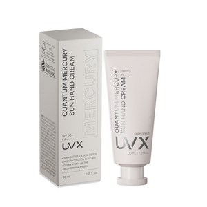 UVX 유브이엑스 퀀텀 머큐리 자외선차단 선핸드크림 오션브리즈 30ml, 1개