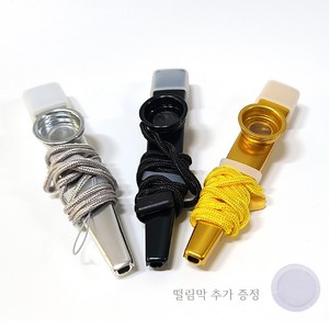 카주 목걸이 장착/ 메탈 카쥬 /떨림막 1개 더 드림 /오늘 출고됩니다., 그레이