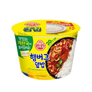 맛있는 오뚜기 컵밥 햄버그 덮밥, 310g, 12개