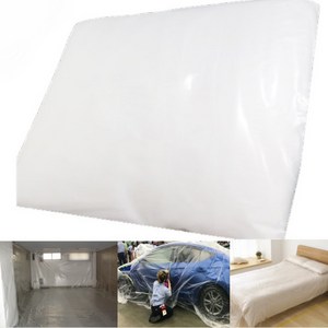 한성화학 덮개형 커버 비닐 LDPE 2.7 x 4 m, [LDPE] 2.7m x 4m, 1개, 투명