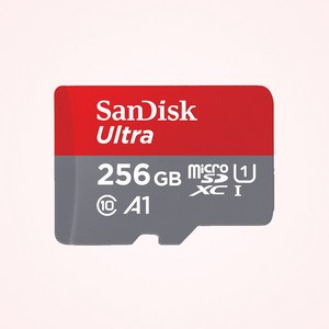 샌디스크 울트라 마이크로SD SDSQUAR, 256GB, 1개