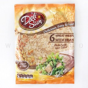 스페인 델리썬 통밀 또띠아 6윗랩 위드 브랜 6 Wheat wraps tortillas 360g, 1개