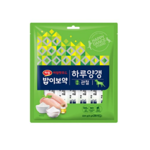 밥이보약 DOG 하루양갱 관절 짜먹는 간식, 224g, 2개