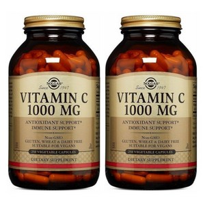 솔가 비타민C 1000mg 250베지캡슐 x 2통 Solga Vitamin C, 250정, 2개