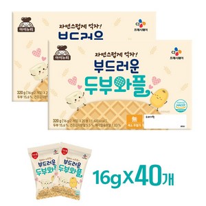 이츠웰 부드러운 두부 와플, 16g, 40개