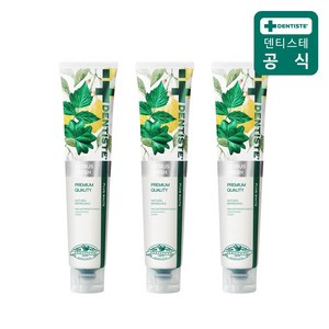 덴티스테 시트러스 후레쉬 치약, 3개, 200g