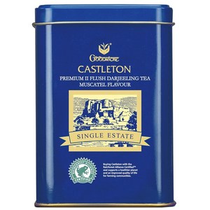 인도정품 GOODRICKE Castleton Muscatel 다르질링 차 - 100G  싱글 에스테이트 프리미엄 통잎차  세컨드 플러쉬 다르질링 롱리프 홍차  다르질링, 100g (1팩), 1개, 1개입